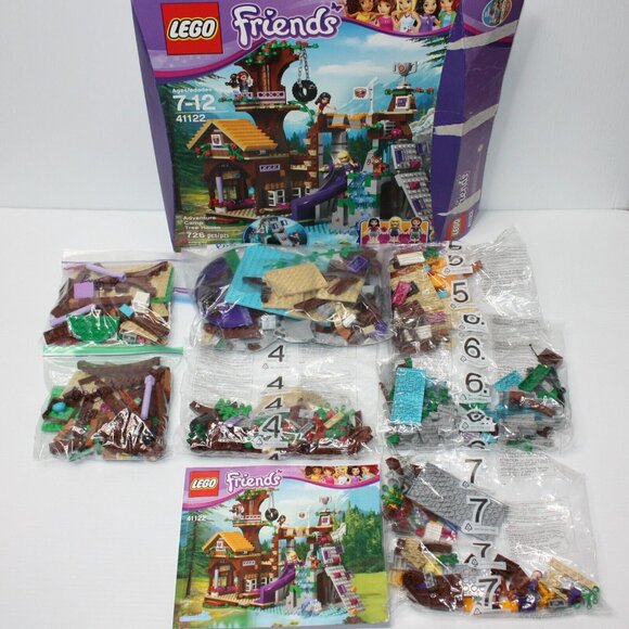 Lego Friends 41122 Adventure Camp Tree House Complete with Instructions & Box
